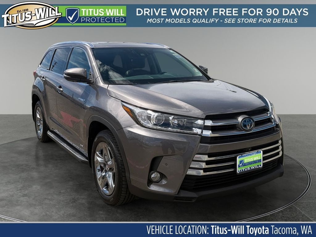 2018 Toyota Highlander Hybrid Limited Platinum