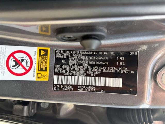 2018 Toyota Highlander Hybrid Limited Platinum