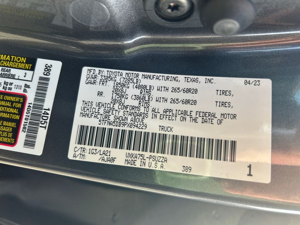 2023 Toyota Tundra Platinum