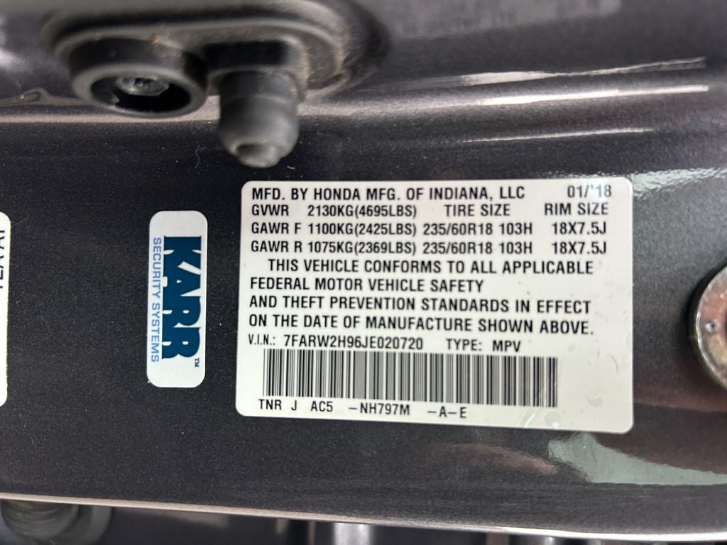 2018 Honda CR-V Touring