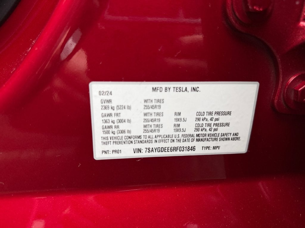 2024 Tesla Model Y Long Range