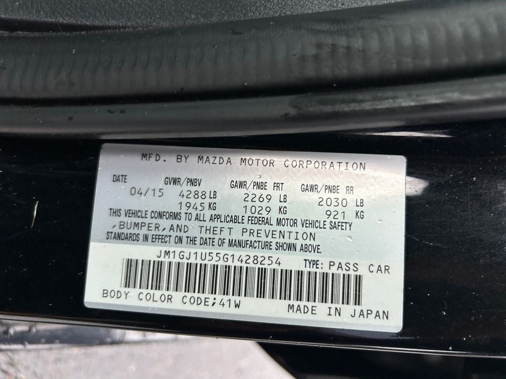 2016 Mazda Mazda6 i Sport Local Trade-In