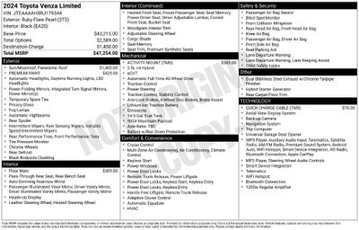 2024 Toyota Venza Limited