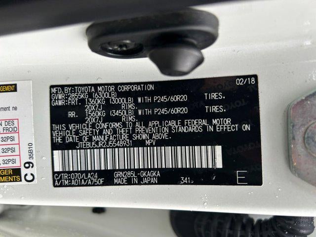 2018 Toyota 4RUNNER Limited 1 Owner