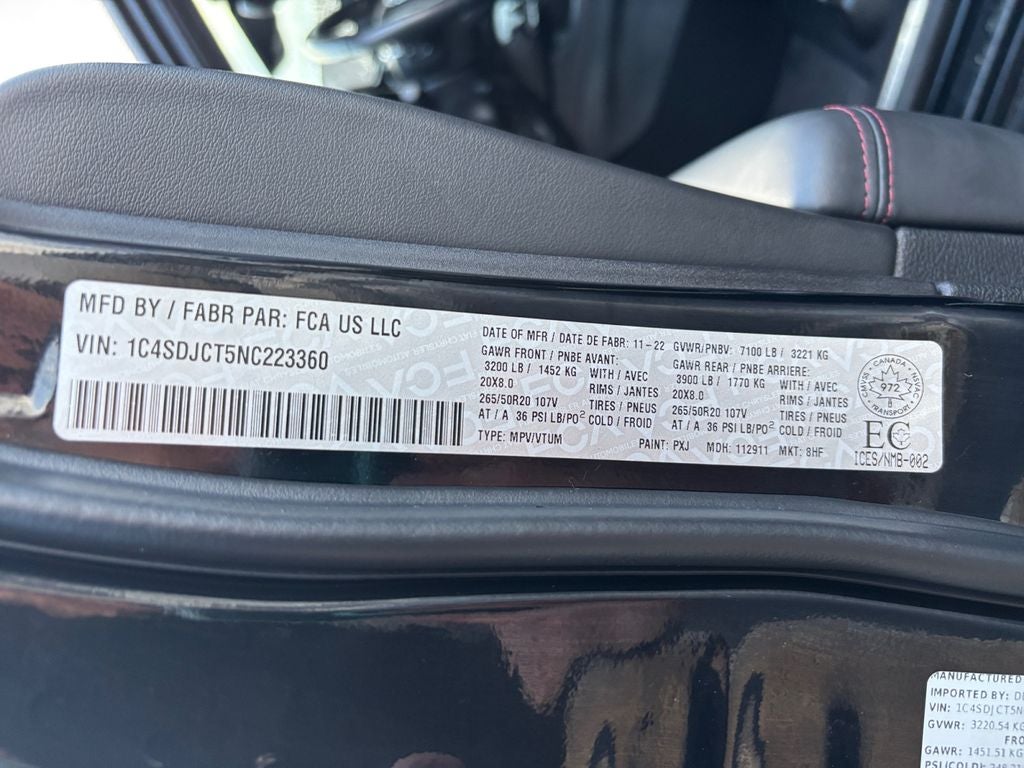 2022 Dodge Durango R/T Plus