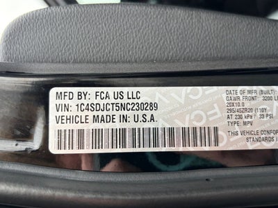 2022 Dodge Durango R/T