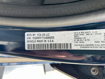 2020 RAM 1500 Big Horn/Lone Star