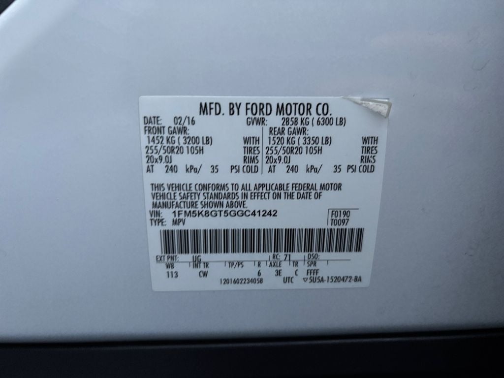 2016 Ford Explorer Sport