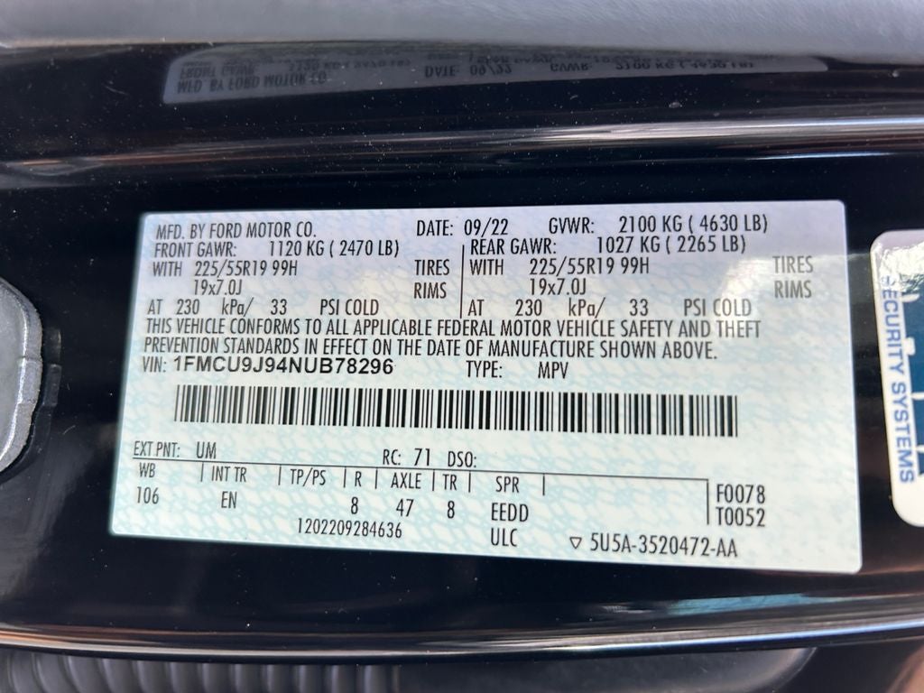 2022 Ford Escape Titanium