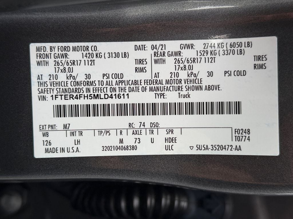 2021 Ford Ranger XLT