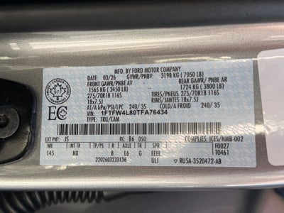 2026 Ford F-150 Tremor