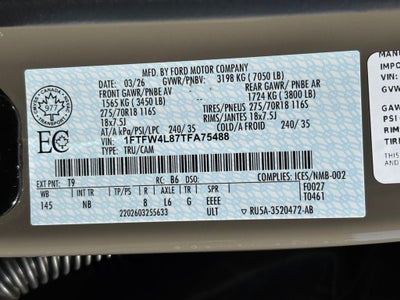 2026 Ford F-150 Tremor