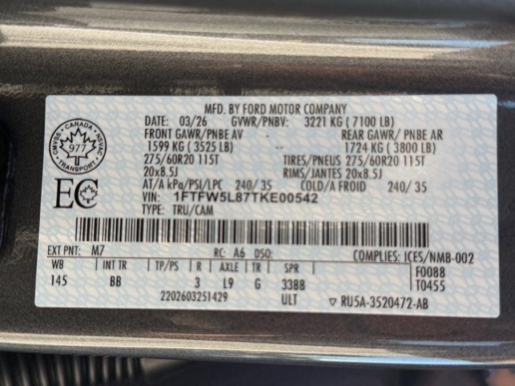 2026 Ford F-150 Lariat