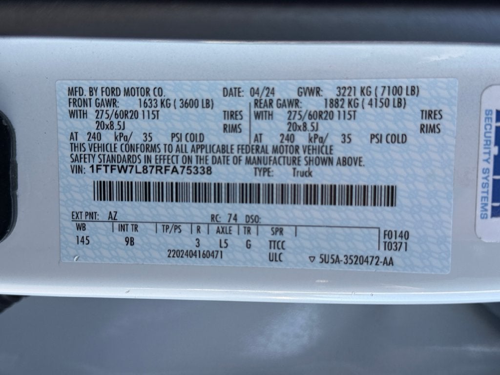 2024 Ford F-150 Platinum