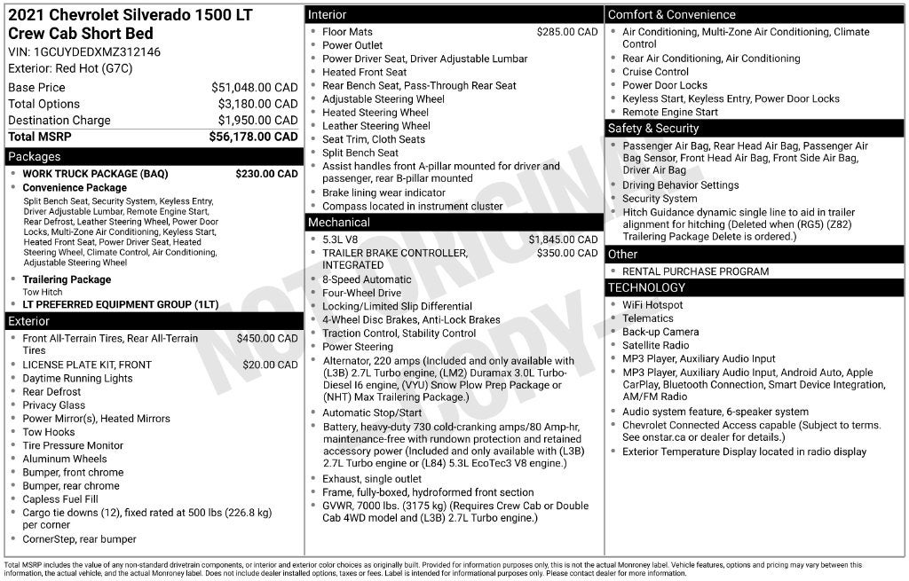 2021 Chevrolet Silverado 1500 LT