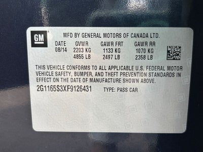 2015 Chevrolet Impala LTZ 2LZ