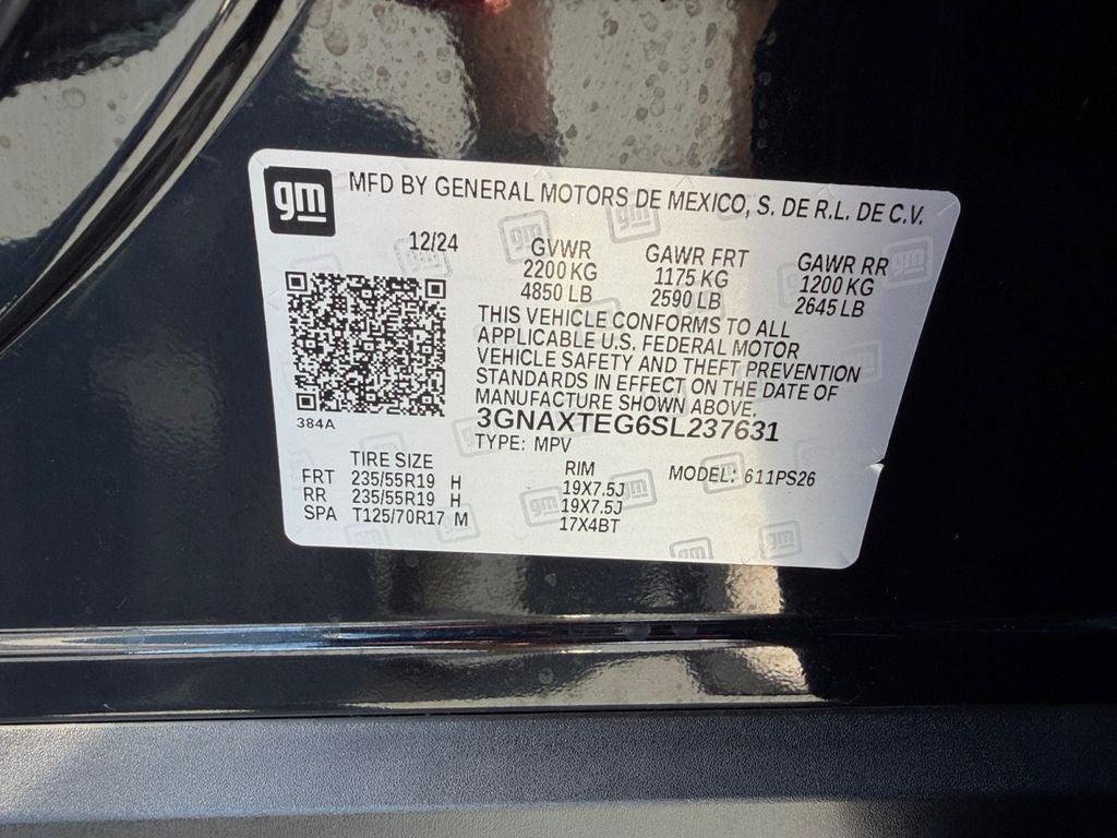 2025 Chevrolet Equinox RS