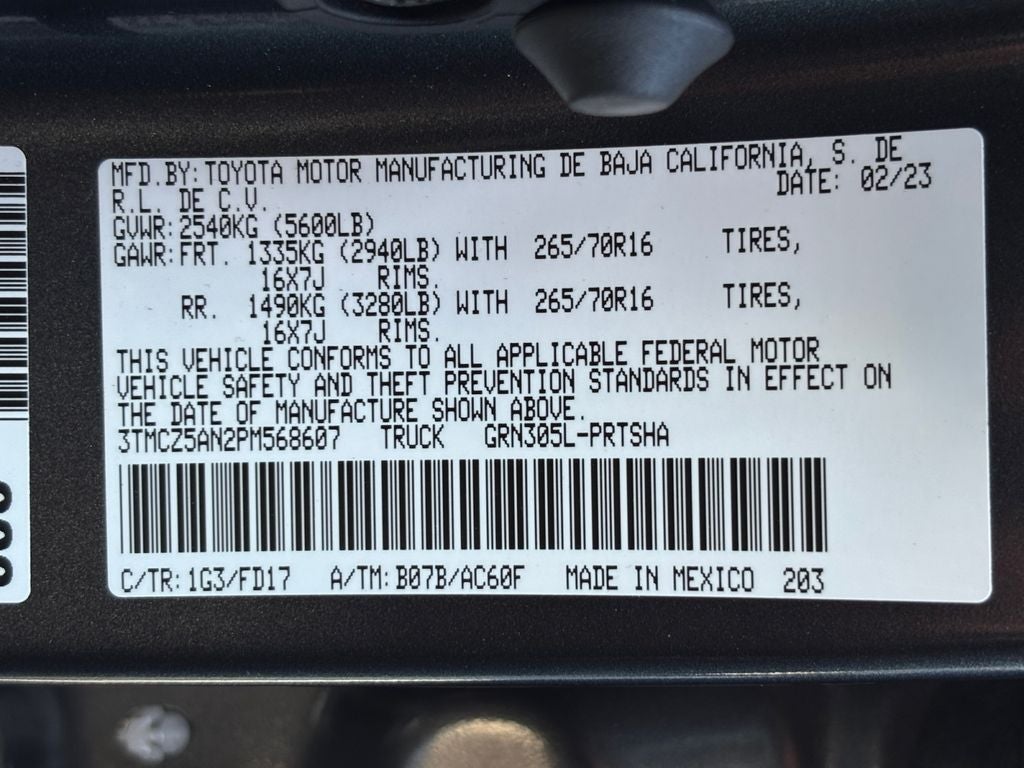 2023 Toyota Tacoma TRD Off-Road V6