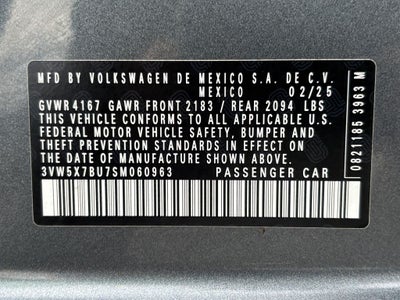 2025 Volkswagen Jetta 1.5T S