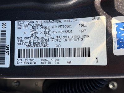 2018 Toyota Tundra SR5