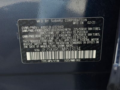 2021 Subaru Forester Sport