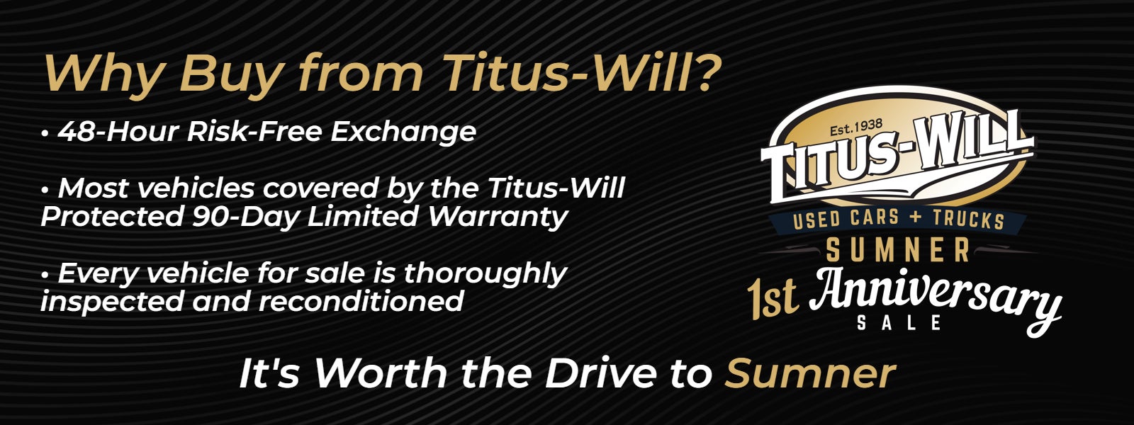 Why buy from titus-will?