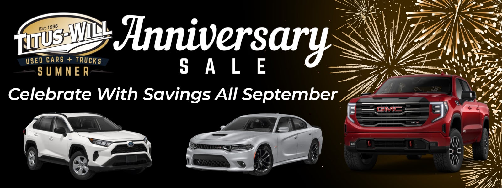 titus will used cars and trucks sumner anniversary sale